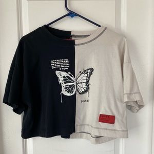 CHNG cropped tee size medium